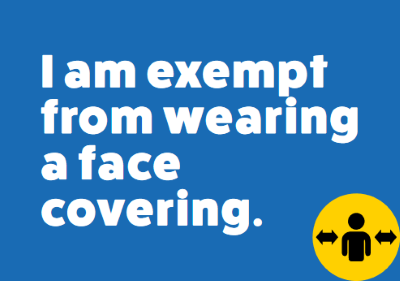 Face covering exemption