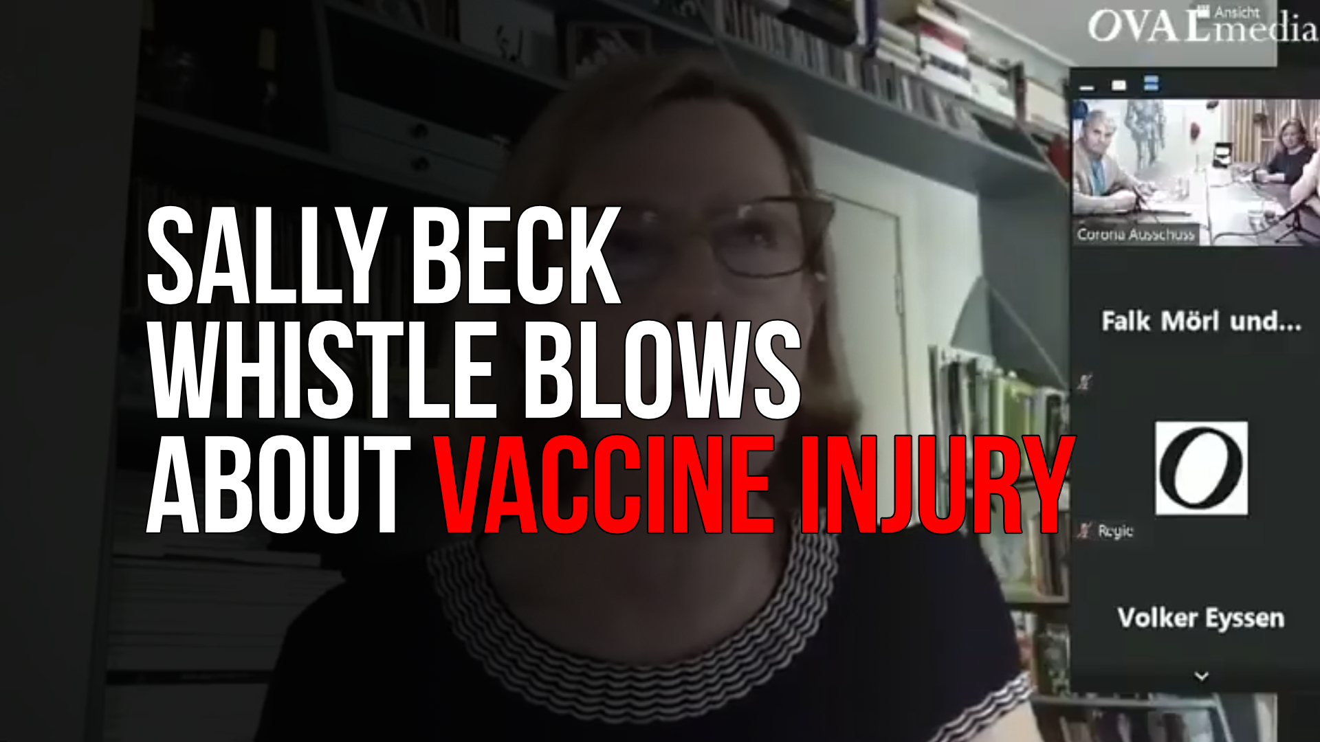 Sally Beck Blows Whistle on MSM Cover-Up of Vax Injury