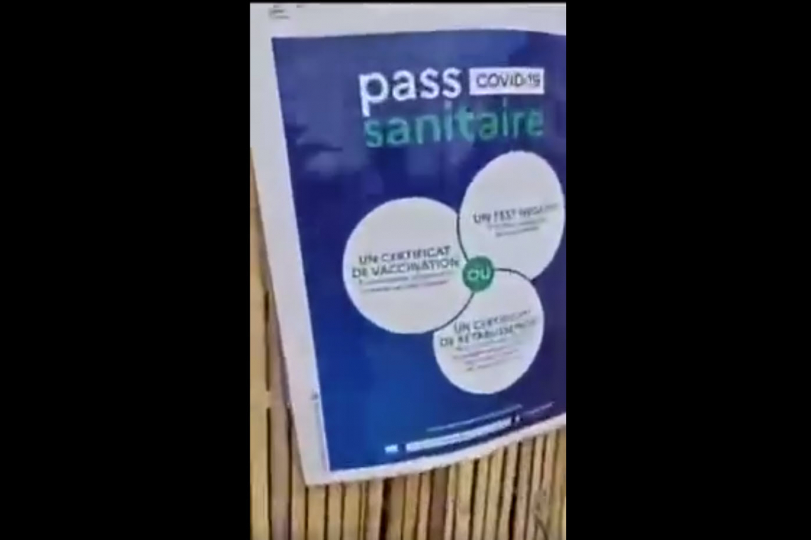 France Gov’t Printed “VACCINE PASSPORT” Signs 4 days BEFORE France Ever Had a Case of COVID-19; This Whole COVID Situation has been PLANNED for years